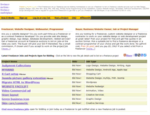 Tablet Screenshot of freelanceauction.com